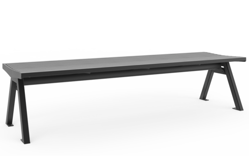 Hockerbank Fanö RE mit Stahlauflage