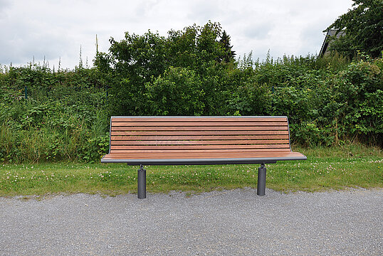 Sitzbank  Römö PAG mit Holzauflage