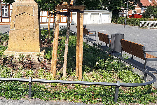 Rabattengeländer Kirchplatz, Rahden