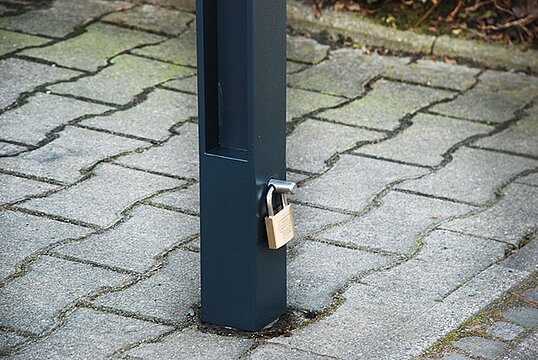 Push button bollard Modena