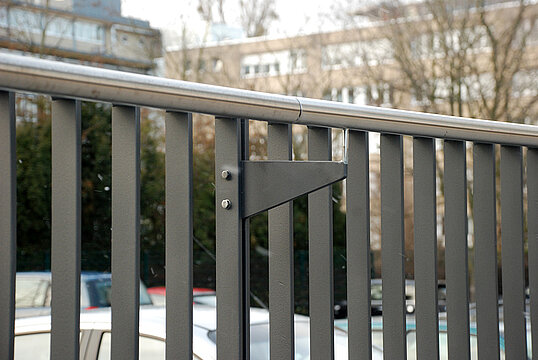 Guardrail with infill Mainz