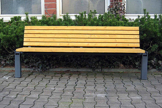 Sitzbank Scape I mit Holzauflage