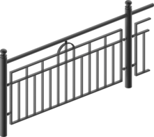  Guardrail with infill Münster