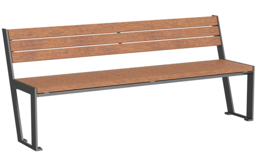 Sitzbank Legea mit Holzauflage