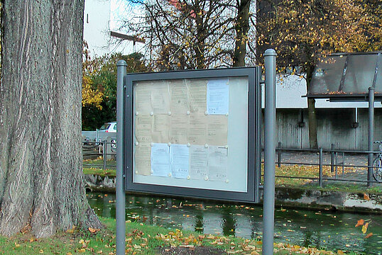 Schaukasten Bayern