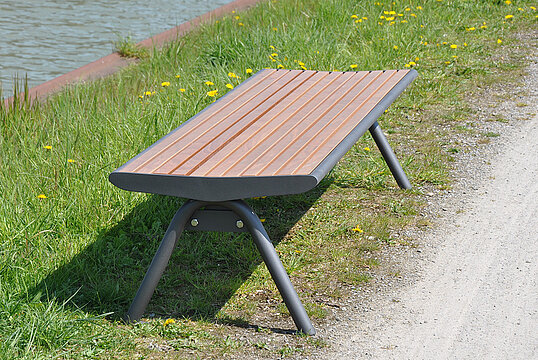 Hockerbank Fanö PAG mit Holzauflage