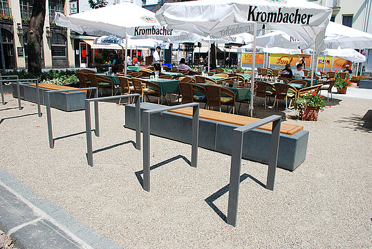 Fahrradanlehnbügel Cubo