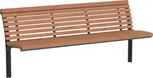 Sitzbank Taragona mit Holzauflage
