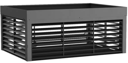 Lüftungshaube Airflow mit Pflanzdeckel und Entwässerung