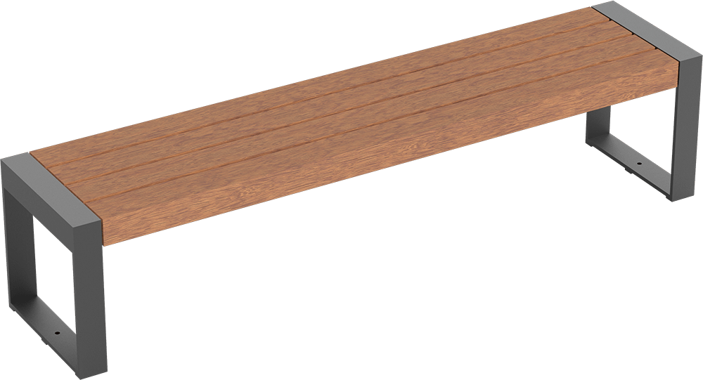 Bench Espo with timber seat base