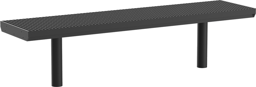 Bench Aurich GB with steel seat base