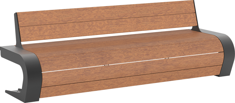 Seat Beluga with timber seat base