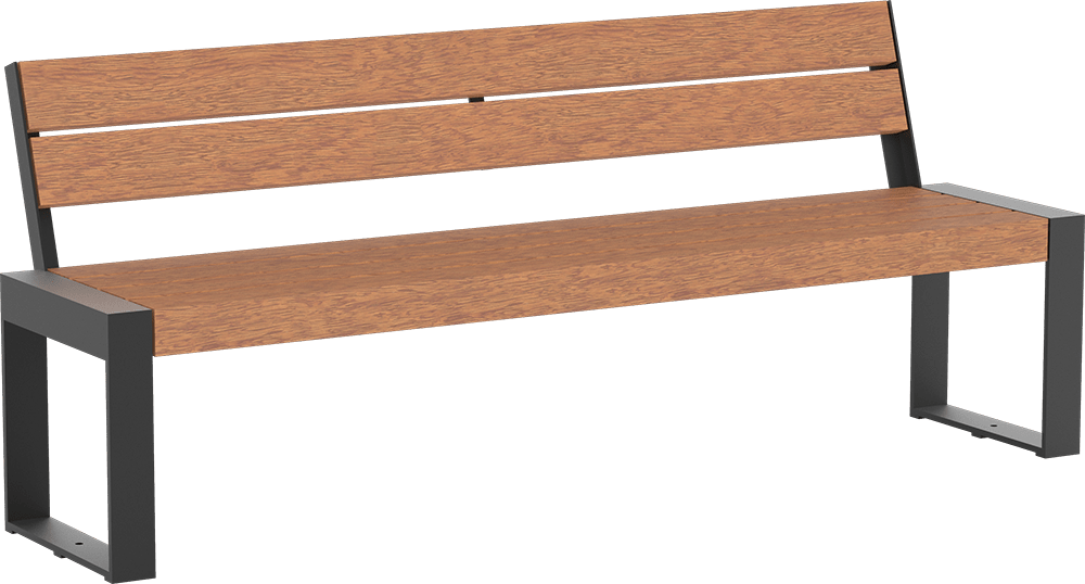 Seat Espo with timber seat base