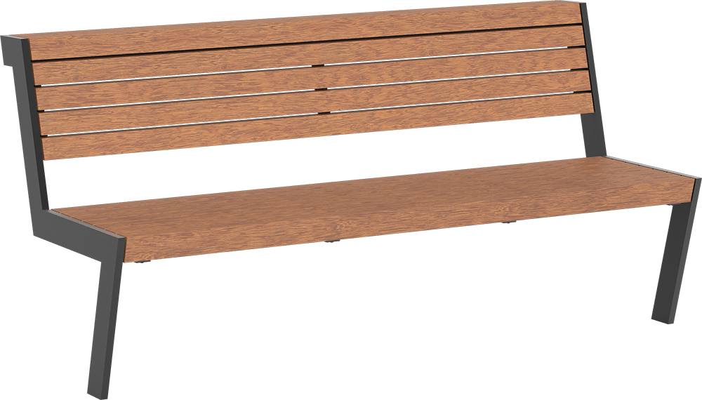 Seat Henne SL with timber seat base