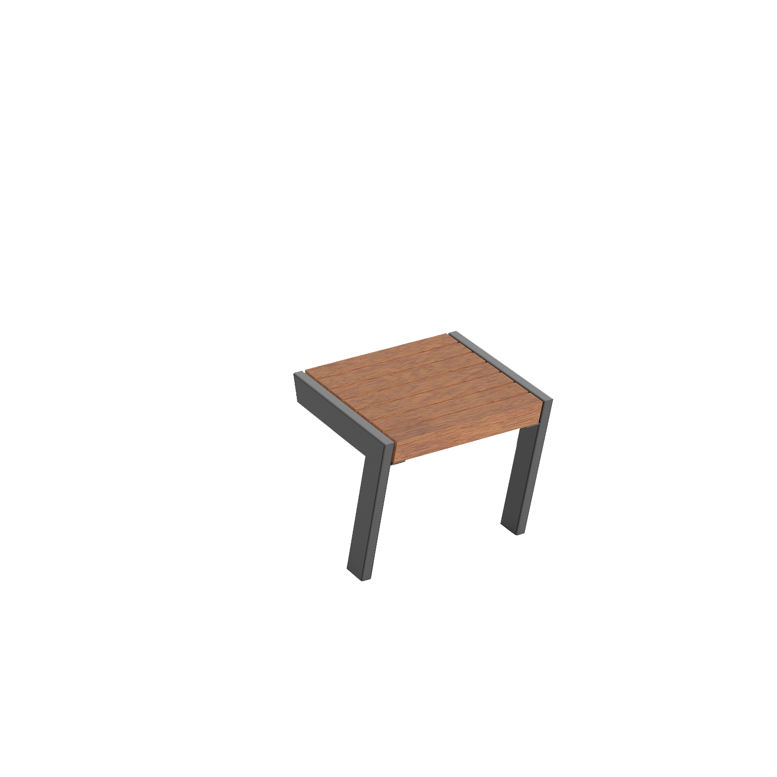 Stool Henne with timber seat base