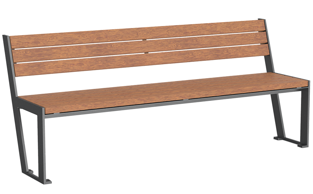 Seat Legea with timber seat base