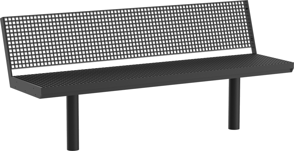 Seat Aurich GB with steel seat base