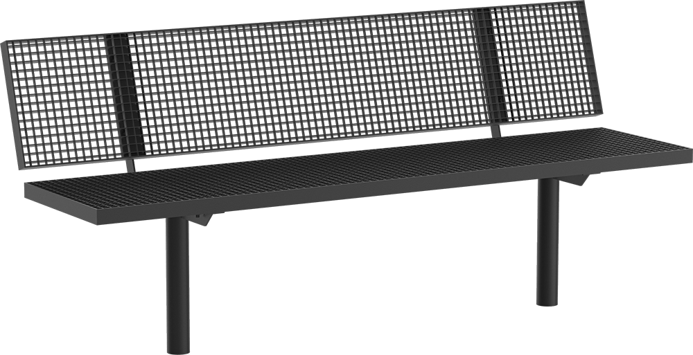 Seat Lübeck with steel seat base