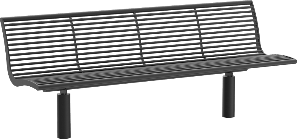 Seat Römö with steel seat base