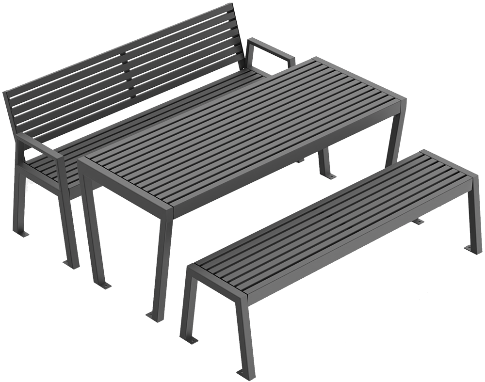 Ensemble table et bancs Offenburg ST