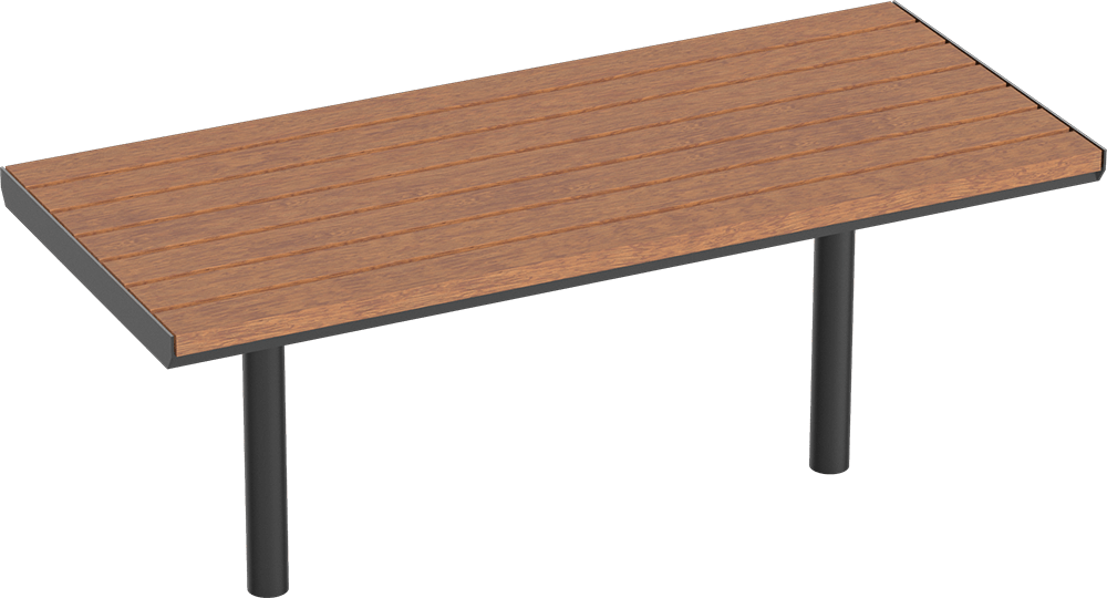 Table Aurich with timber top