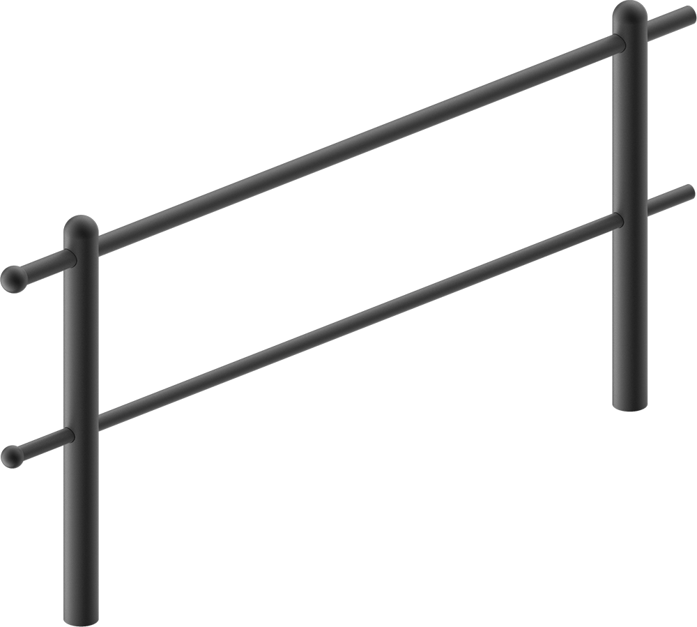 Knee rail Ulm