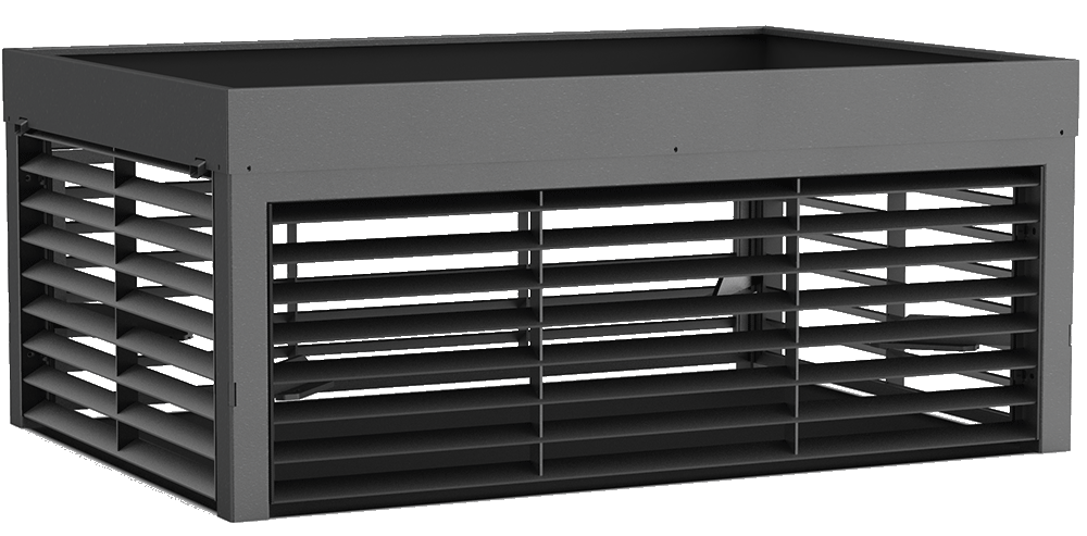 Lüftungshaube Airflow mit Pflanzdeckel und Entwässerung