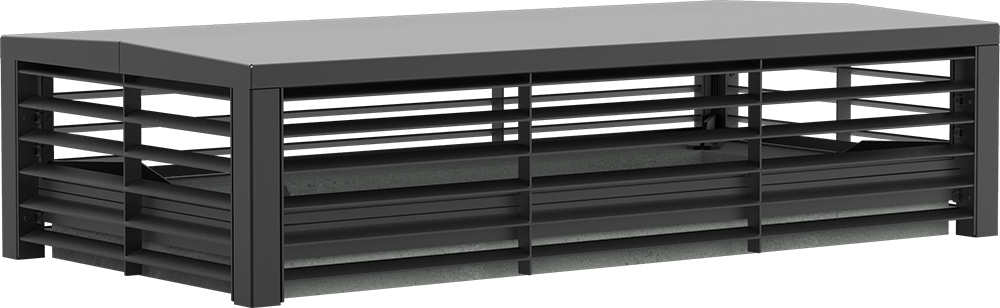 Lüftungshaube Airflow 4-seitig offen